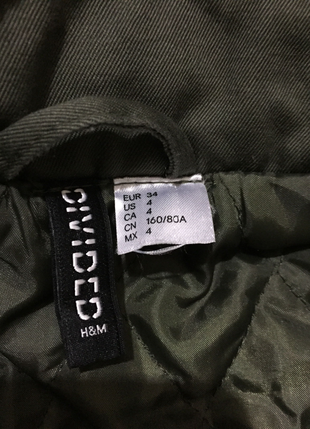 H&M H&M Yeşil parka