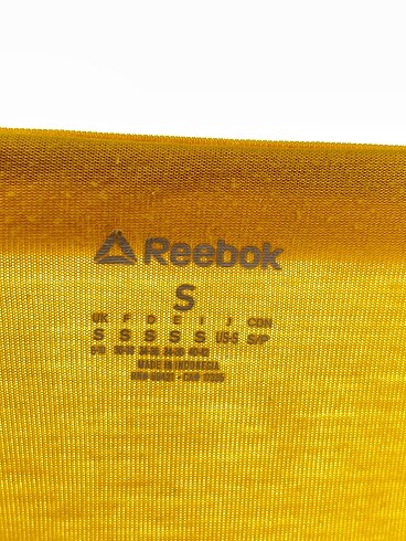 s Beden sarı Renk Reebok T-shirt %70 İndirimli.