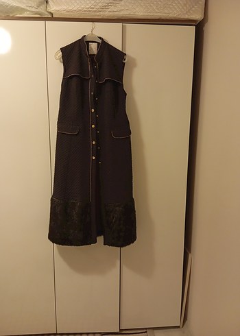 SETRMS marka astarlı kürk detaylı yelek - Görsel 2