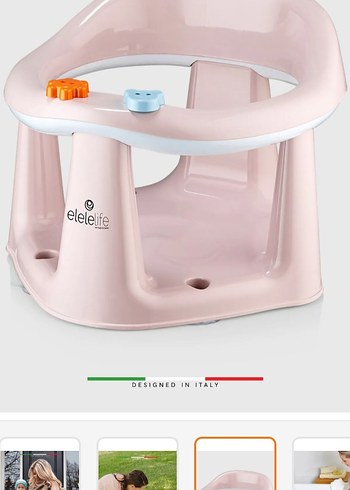 Elelelife Pembe Bebek Mama Sandalyesi
