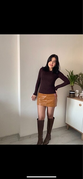 Oysho etiketli kayık yaka body