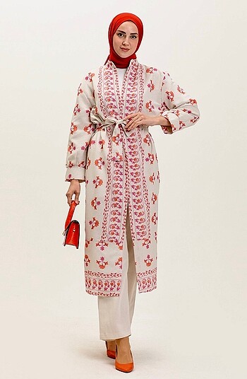 Bwest Keten Kimono