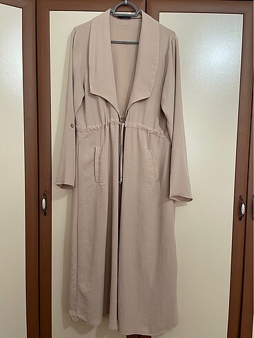 Trendyol Modest Bağlama Detaylı Aerobin Trençkot