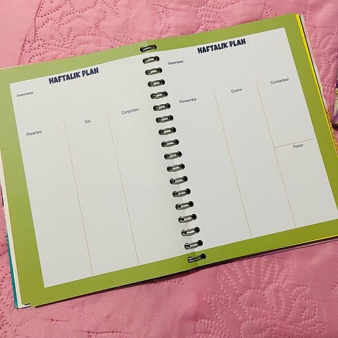 Beden Renk Defter Seti
