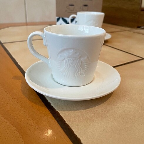  Beden beyaz Renk Starbucks Türk Kahvesi Fincan Seti