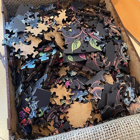 Hayat Ağacı Özel Figürlü Ahşap Puzzle - Görsel 3