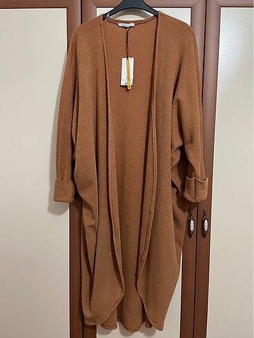 Yarasa Kol Oversize Triko Hırka