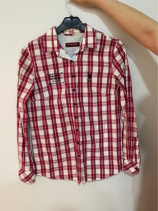 U.S Polo kadın kırmızı gömlek