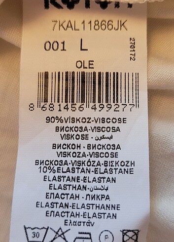 Koton Koton asimetrik kesim tunik