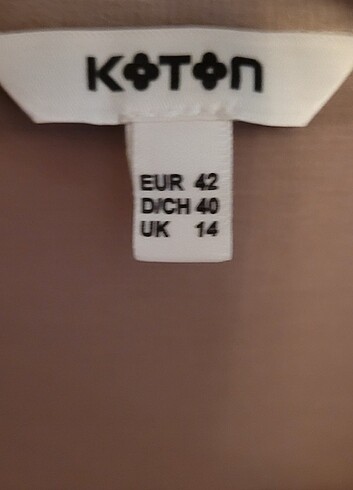 42 Beden Koton kadın gömlek