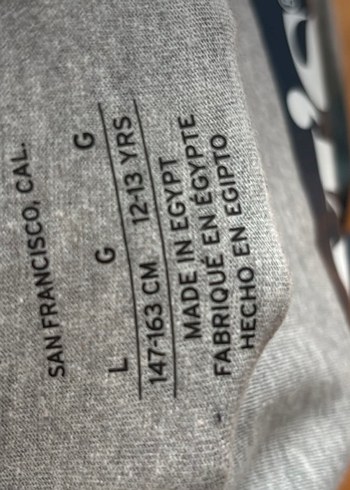 12-13 Yaş Beden gri Renk Levi's Gri Baskılı Erkek Tişört