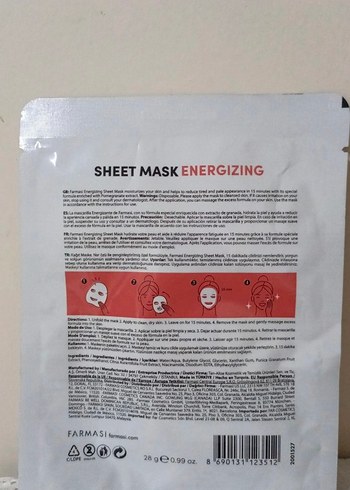 Farmasi Enerji Veren Yaprak Maske - Görsel 2