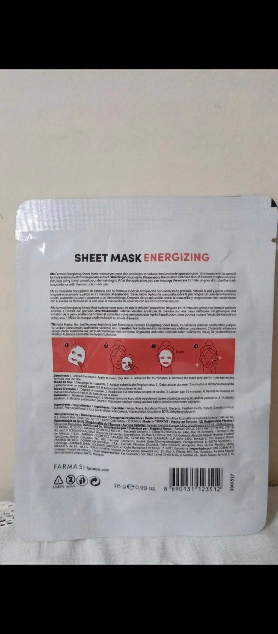 Farmasi Enerji Veren Yaprak Maske - Görsel 2