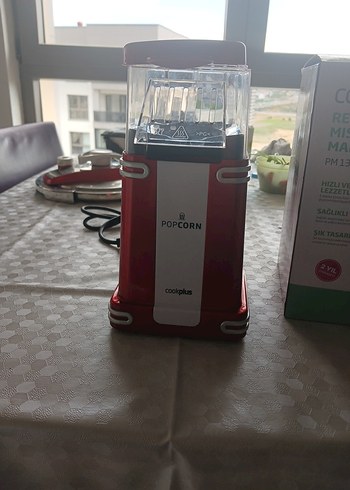 Karaca Cookplus Retro Kırmızı Mısır Patlatma Makinesi