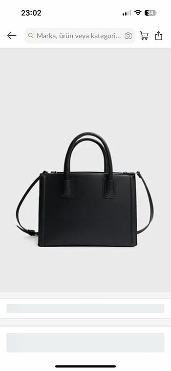 Stradivarius Sert Tote Çanta