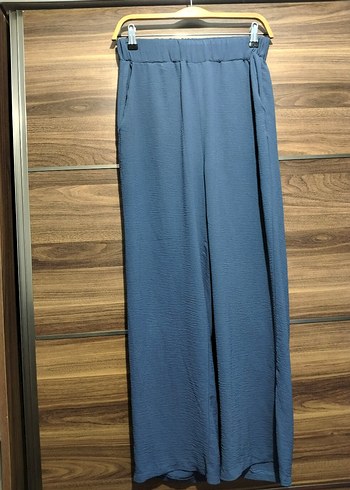 Mavi Pilili Kadın Kumaş Pantolon - Görsel 2