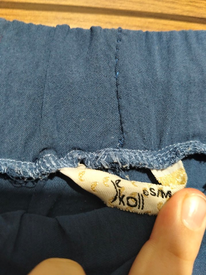 Mavi Pilili Kadın Kumaş Pantolon - Görsel 5