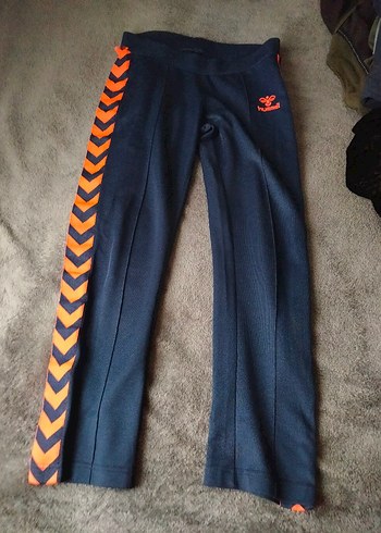 Turuncu Baskılı Fermuarlı Kadın Eşofman Altı - Görsel 4