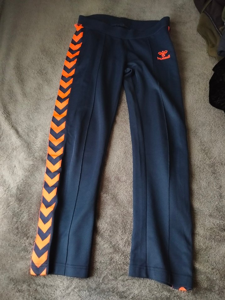 Turuncu Baskılı Fermuarlı Kadın Eşofman Altı - Görsel 2