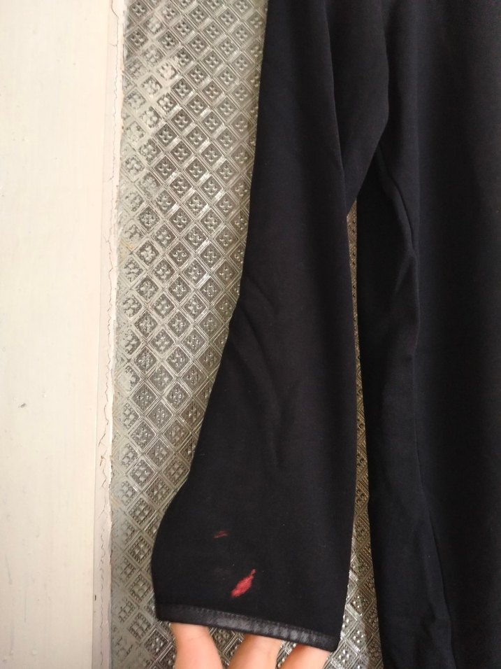 Uzun Kollu Siyah Salaş Tunik - Görsel 3