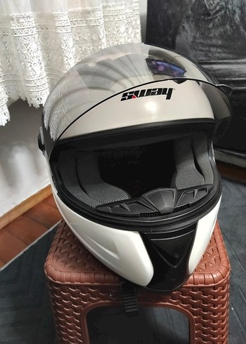 sway marka beyaz kask (orjinal) - Görsel 2