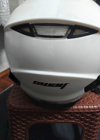 sway marka beyaz kask (orjinal) - Görsel 4