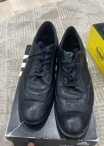 Siyah Deri Brogue Ayakkabi