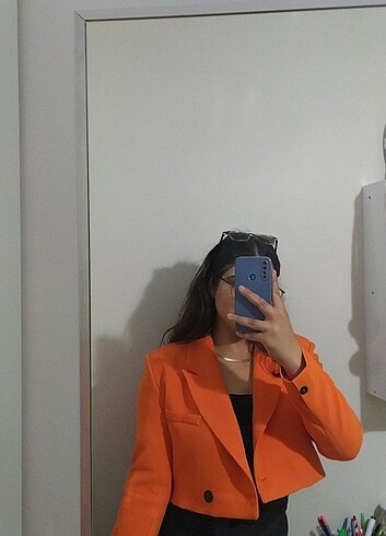 Turuncu blazer 