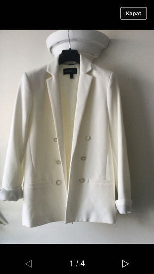 Mango beyaz etıketlı blazer