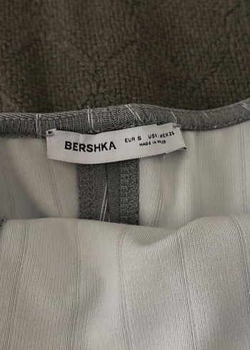 s Beden Gri bershka elbise