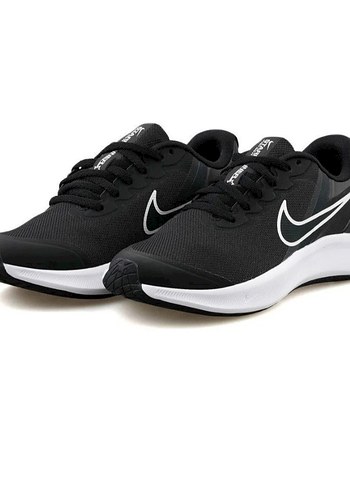 Nike Siyah Bağcıklı Kadın Spor Ayakkabı