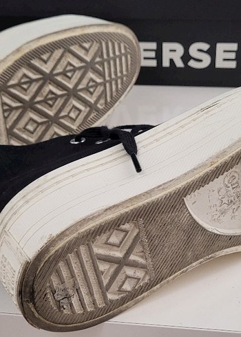37,5 Beden siyah Renk yepyeni orijinal converse