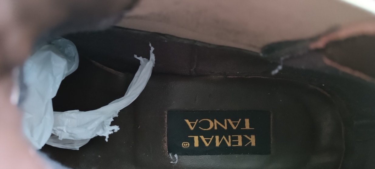 Bej Süet erkek Dolgu Topuk Bot - Görsel 4