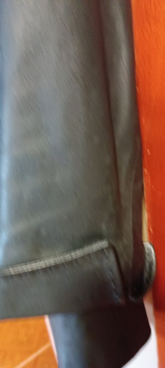 Deri Siyah Düğmeli Biker Ceket - Görsel 4