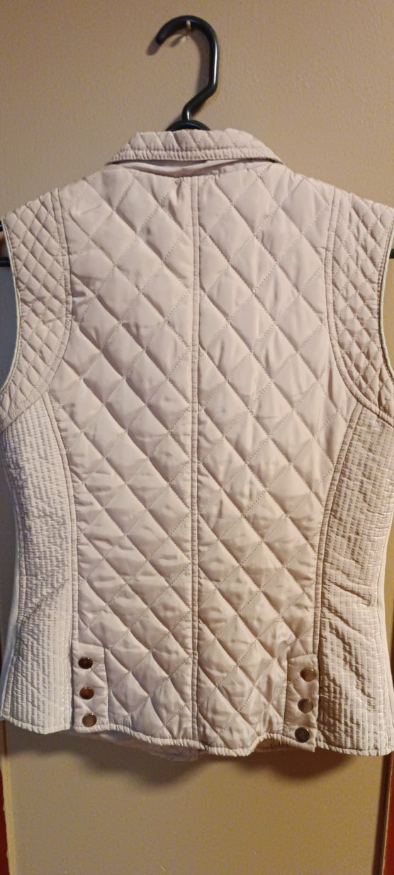 Bej Kadın Fermuarlı Yelek - Görsel 3