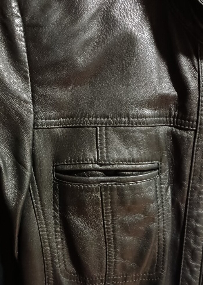 Orijinal deri mont  - Görsel 2