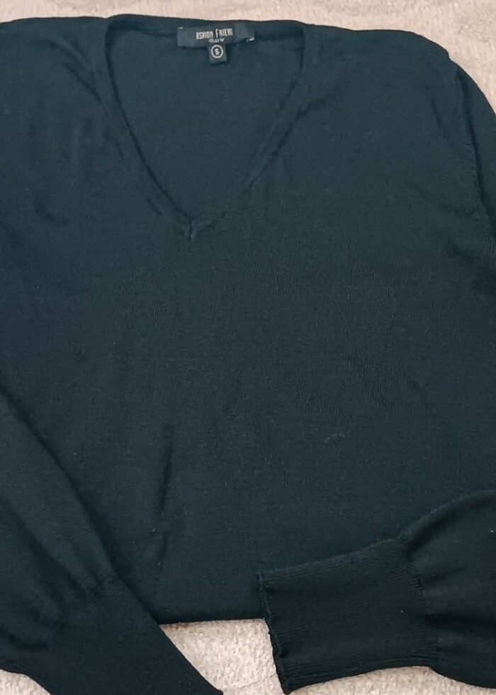 Siyah merserize bluz  - Görsel 2