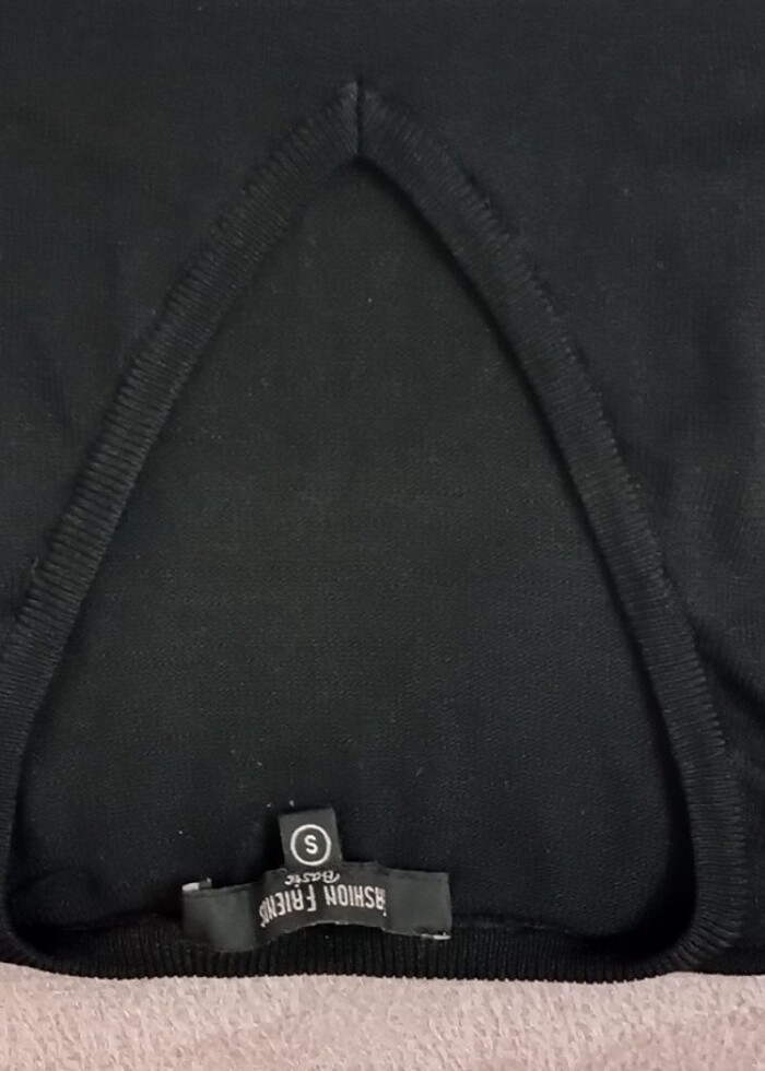 Siyah merserize bluz  - Görsel 4