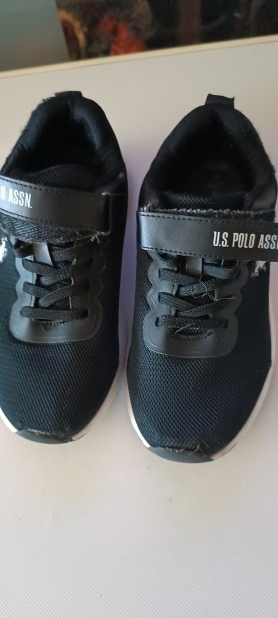 U.S. Polo Assn. Erkek Çocuk Siyah Sneaker - Görsel 3