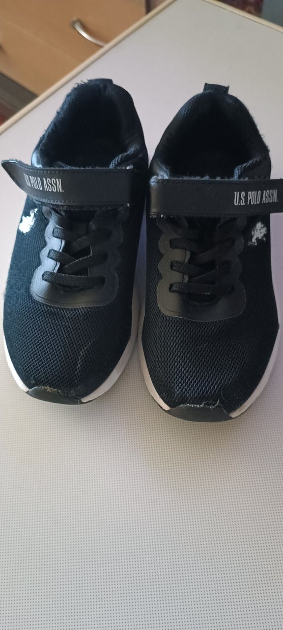 U.S. Polo Assn. Erkek Çocuk Siyah Sneaker - Görsel 2
