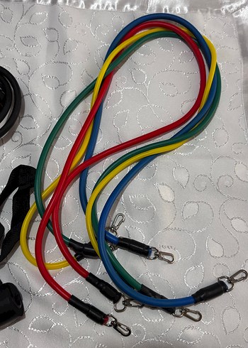  Beden Renkli Egzersiz Atlama İpi Seti direnç lastiği