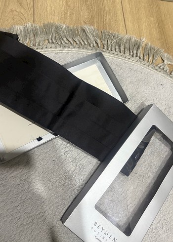 Beymen Business Damat Kuşağı Papyonu ve Kol düğmesi - Görsel 3