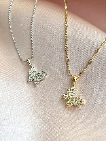 Accessorize Zirkon taşlı kelebeklerr