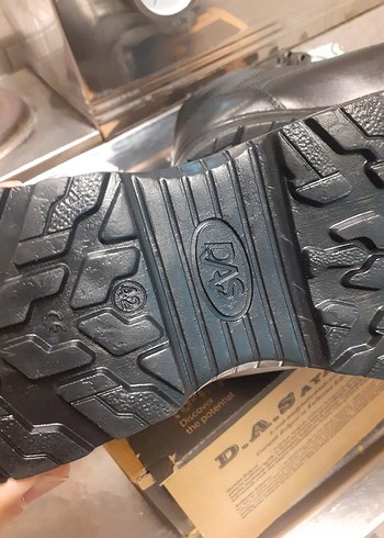 2 ADET DERI Siyah Tokalı Erkek Biker Botları - Görsel 7