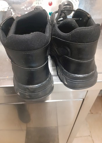 2 ADET DERI Siyah Tokalı Erkek Biker Botları - Görsel 6