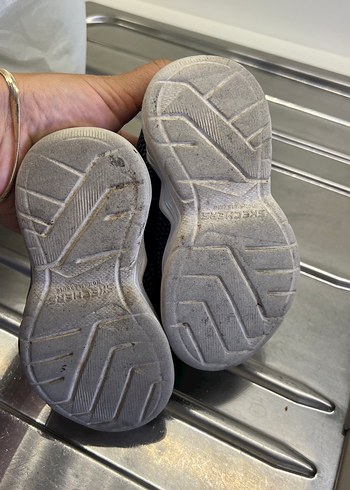 22 Beden siyah Renk Skechers S-Lights Erkek Çocuk Siyah Spor Ayakkabı