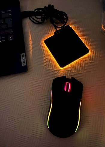  Beden Kablolu Siyah Bilgisayar Mouse'u