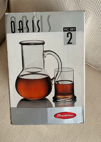 Paşabahçe Oasis 2 Parça Sürahi ve Bardak Seti