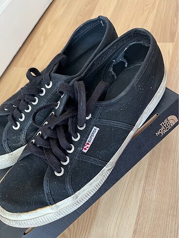Superga Siyah converse kumaş ayakkabı