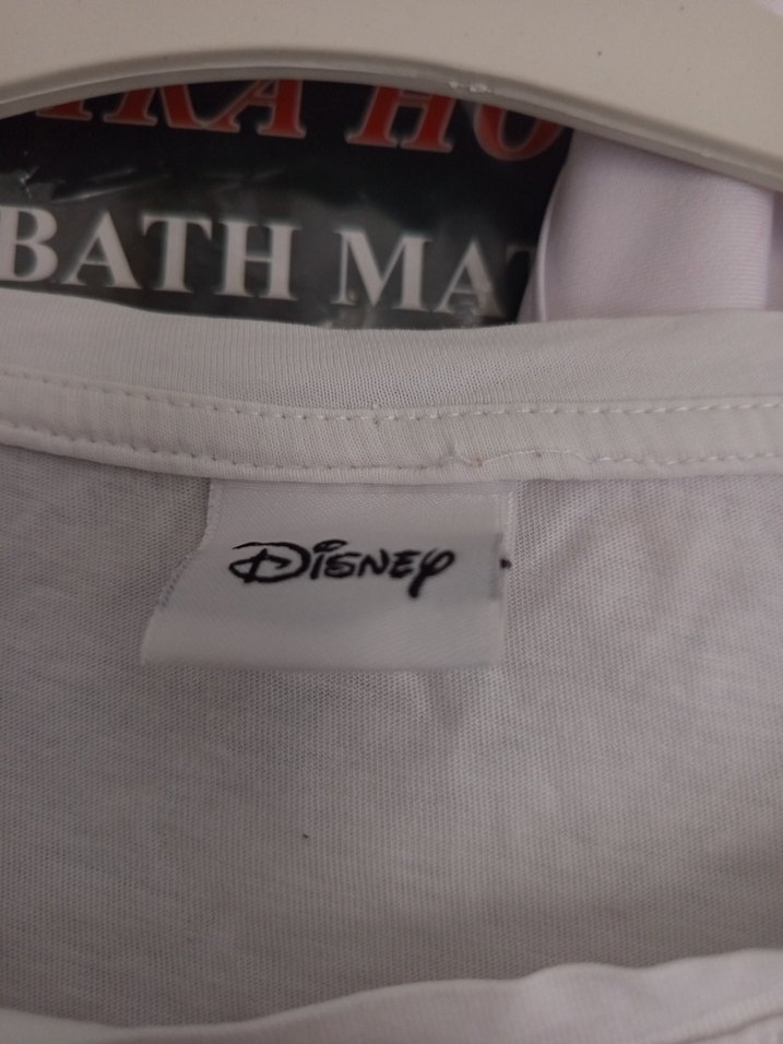 Kız Çocuk Beyaz Mickey Baskılı Tişört - Görsel 3